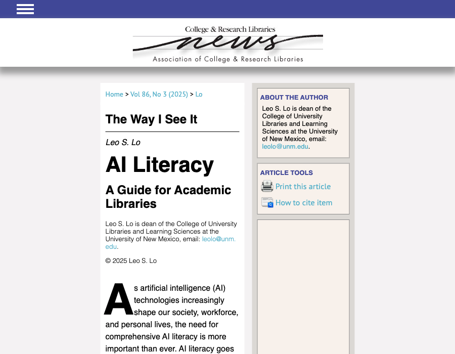 screen capture of resource