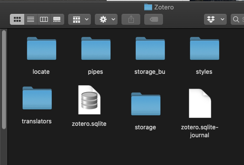 Zotero folder